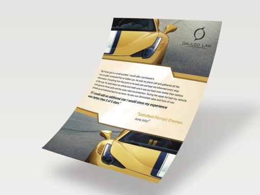 Print Design for Law firm